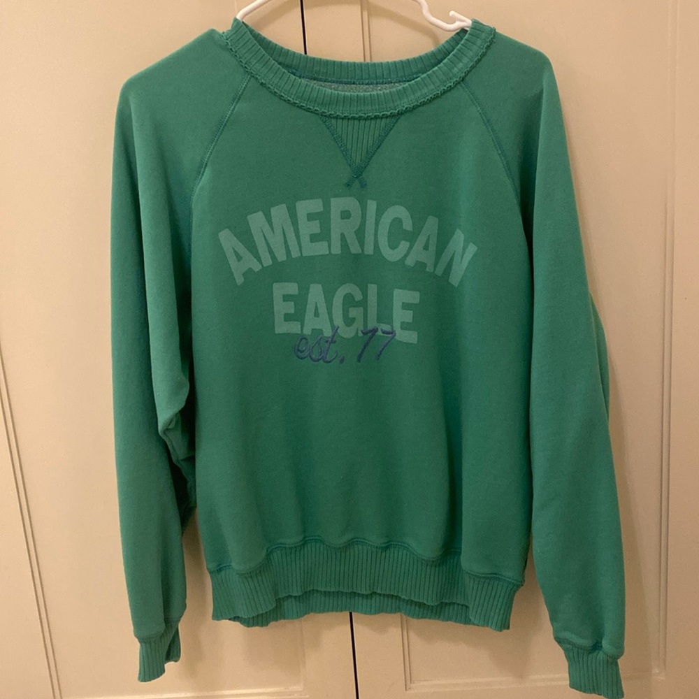 Women’s American Eagle sweatshirt, size small, green